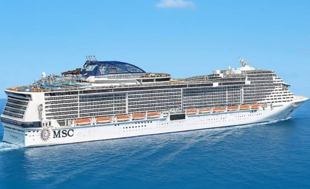 An MSC Meraviglia class ship