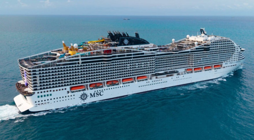 An MSC World class ship