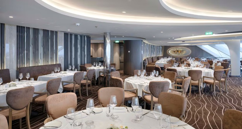 The MSC Yacht Club Restaurant
